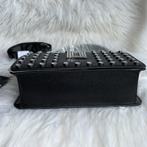 Karl Lagerfeld Paris Simone Gem-Studded Crossbody Bag - Picture 5 of 11